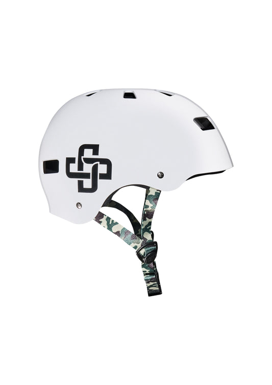 CAPACETE BRANCO FITA CAMUFLADA PRO BRILHO - Niggli