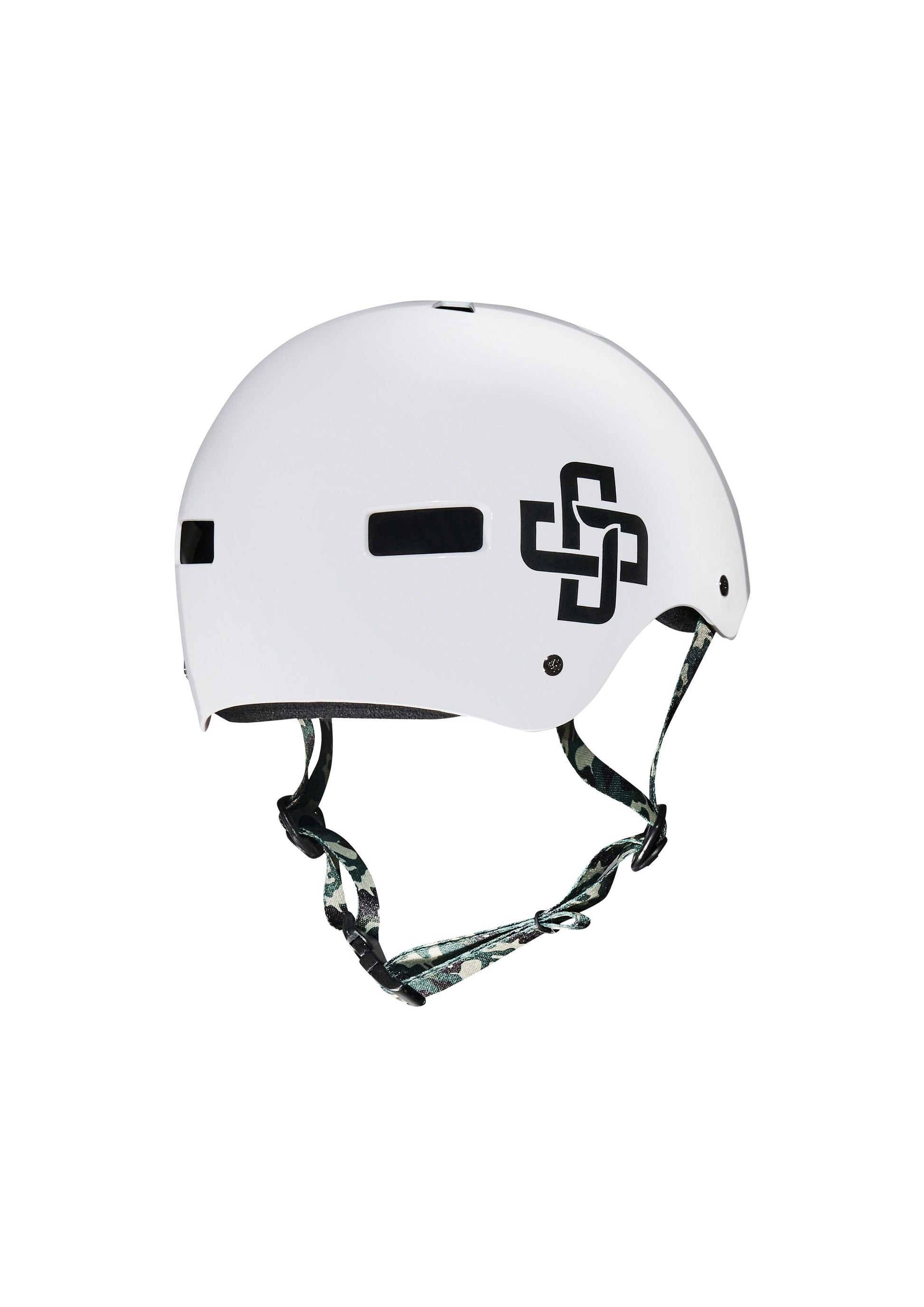 CAPACETE BRANCO FITA CAMUFLADA PRO BRILHO - Niggli