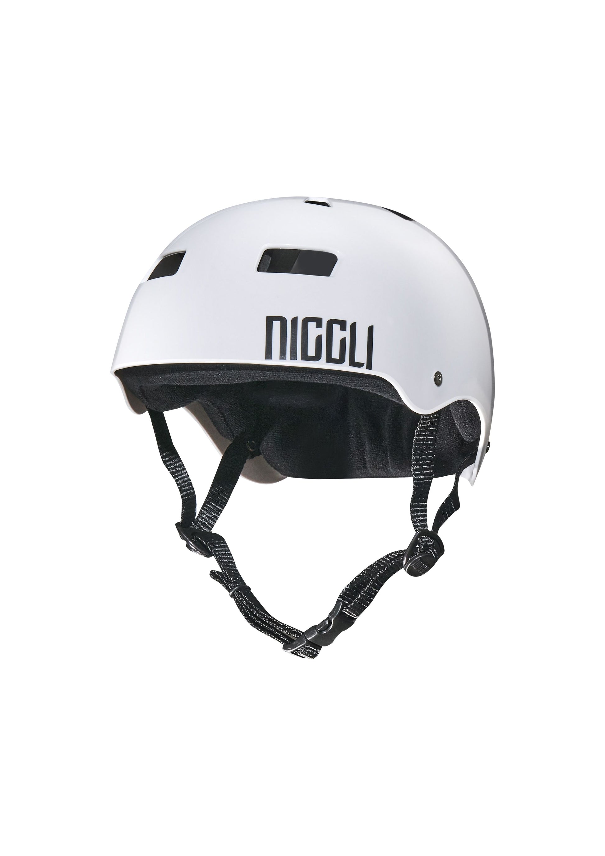 CAPACETE BRANCO FITA PRETA PRO BRILHO - Niggli