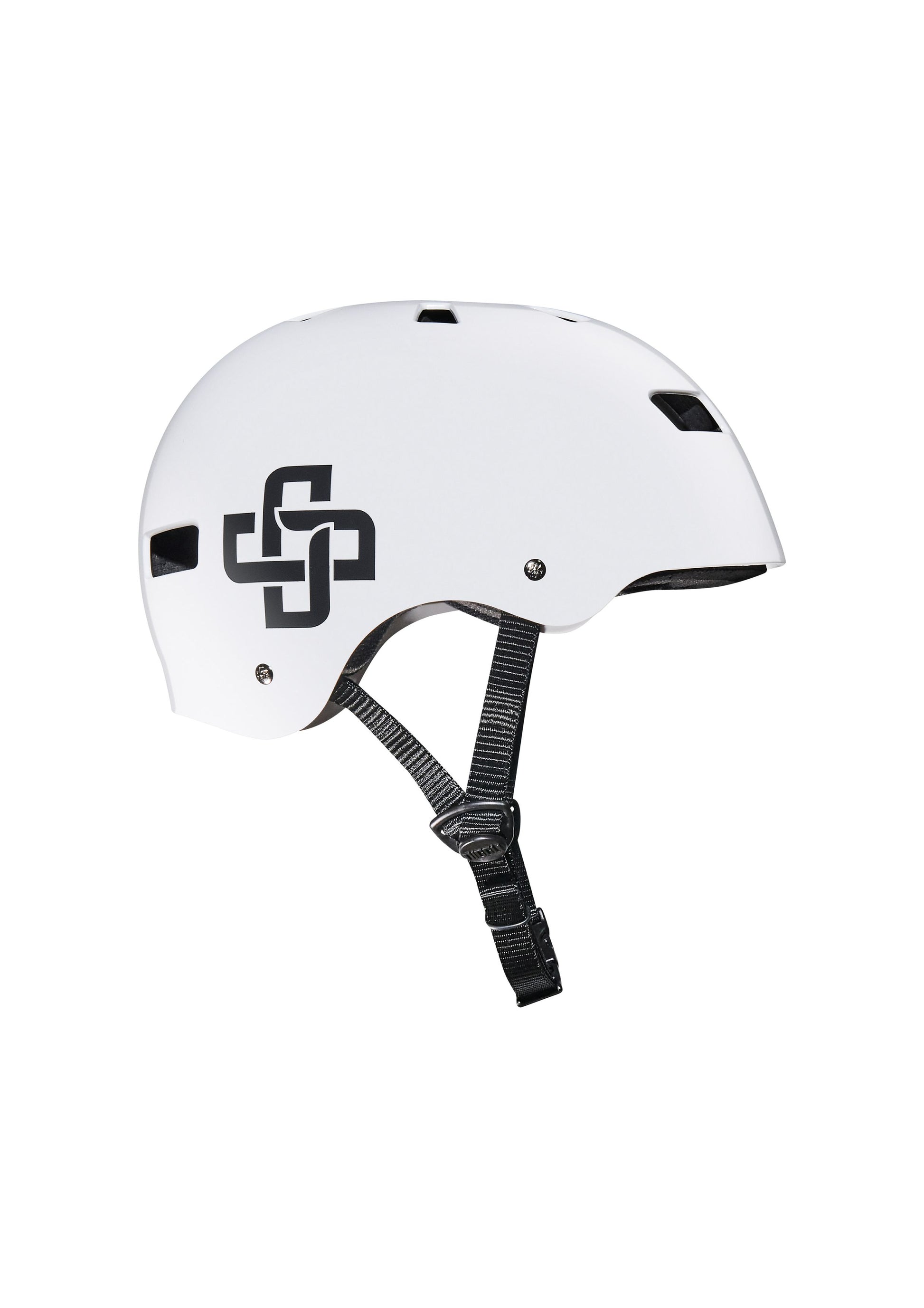 CAPACETE BRANCO FITA PRETA PRO BRILHO - Niggli