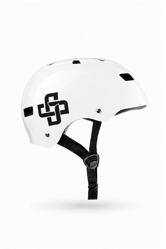 CAPACETE BRANCO FITA PRETA PRO BRILHO - Niggli