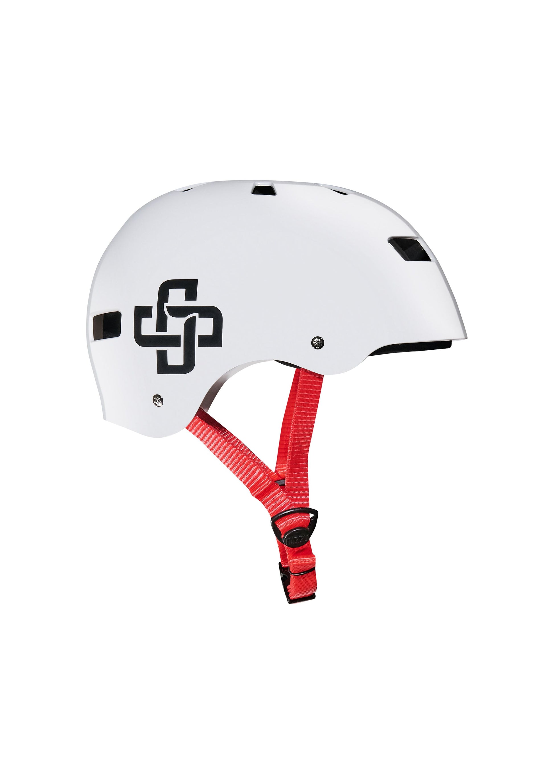 CAPACETE BRANCO FITA VERMELHA PRO BRILHO - Niggli