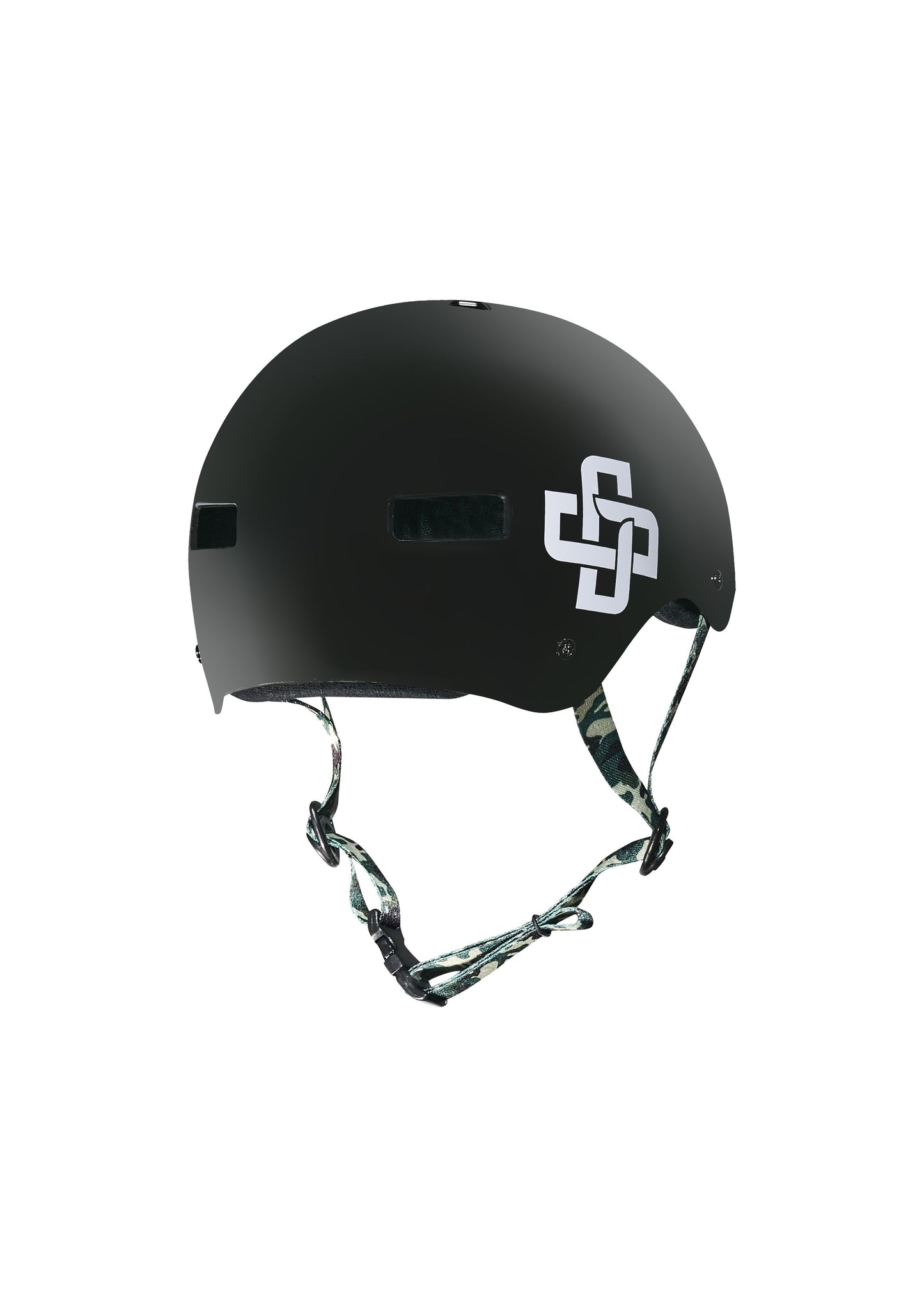 CAPACETE PRETO FITA CAMUFLADA PRO FOSCO