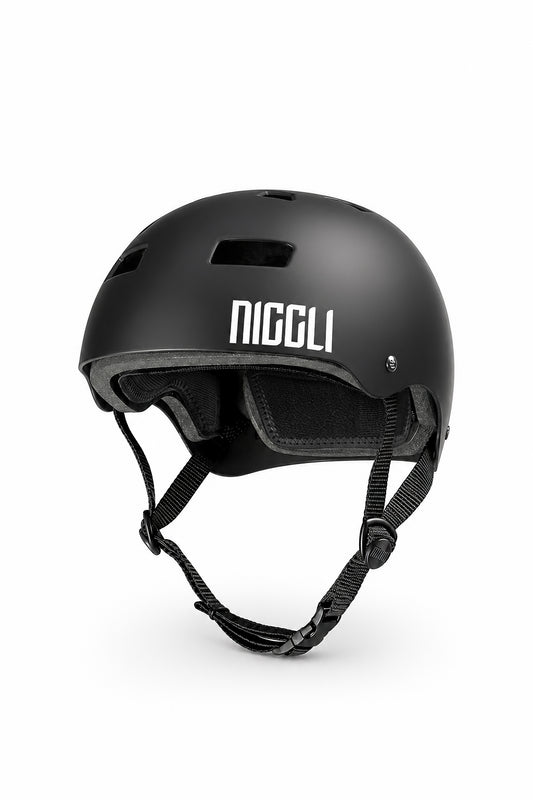 CAPACETE PRETO FITA PRETA PRO FOSCO - Niggli