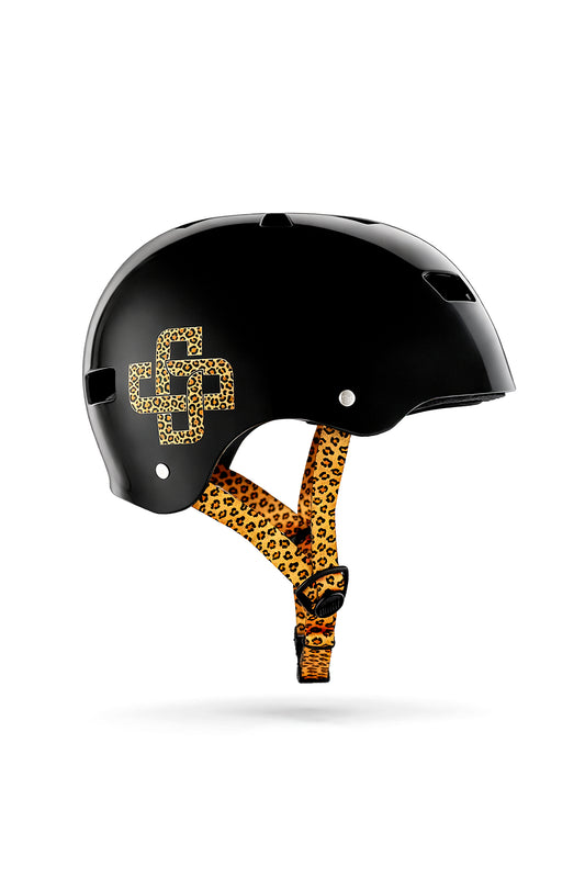 CAPACETE PRETO ONÇA PRO BRILHO