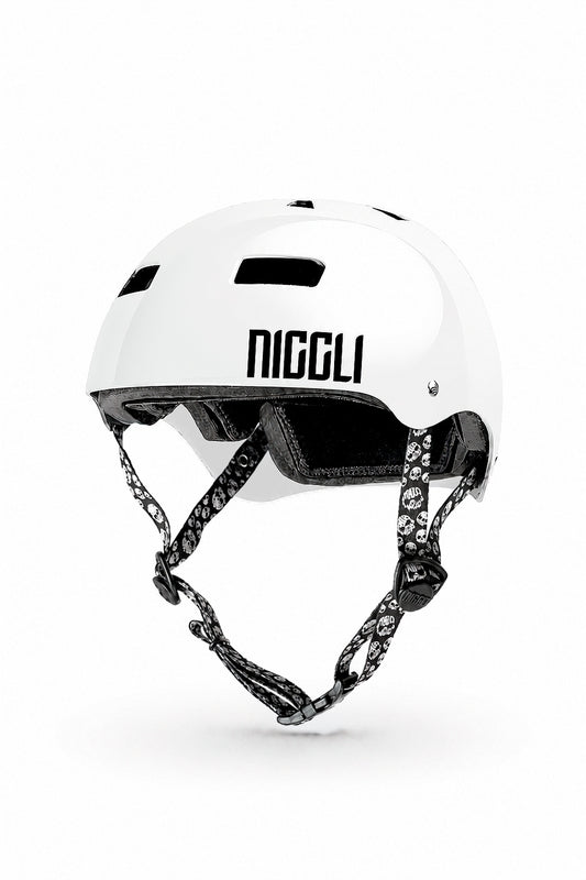 CAPACETE ITALO PENARRUBIA PRO MODEL BRANCO BRILHO - Niggli