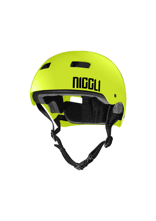 CAPACETE AMARELO NEON PRO LIGHT BRILHO - Niggli