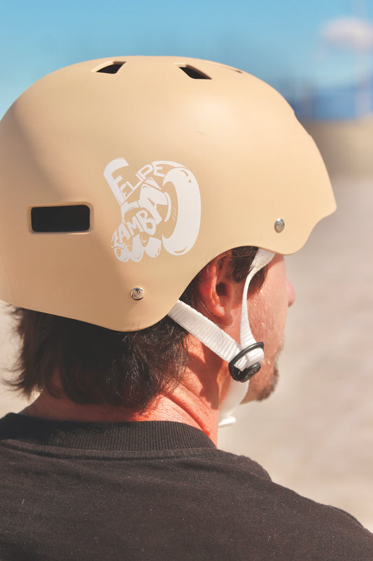 CAPACETE FELIPE ZAMBA BEJE PRO MODEL - Niggli