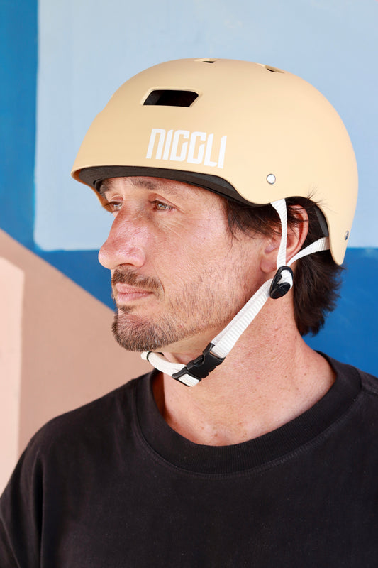 CAPACETE FELIPE ZAMBA BEJE PRO MODEL - Niggli