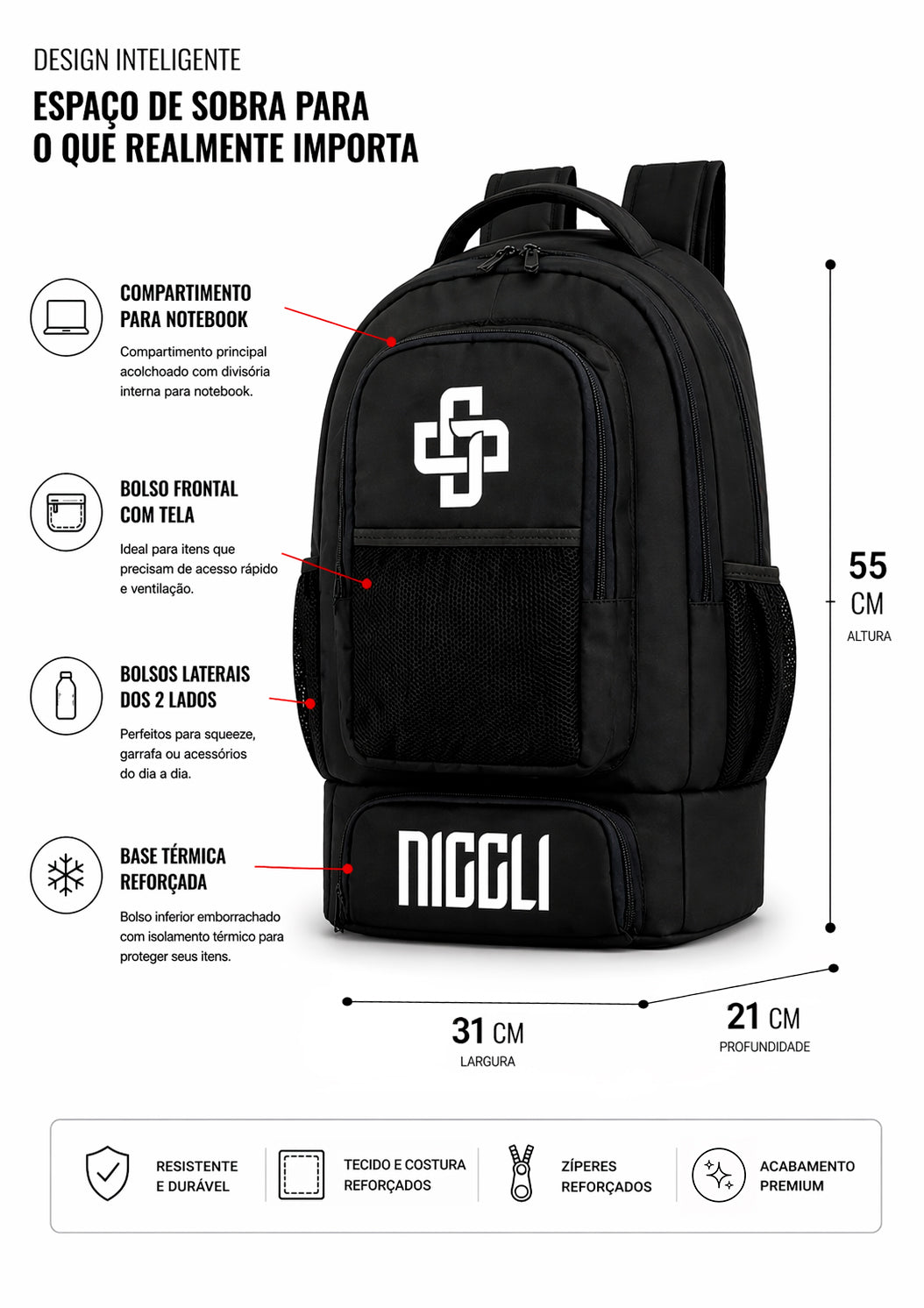 Mochila Pro Térmica - Niggli