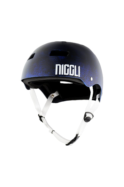 DERADÊ BLACK AND RED HELMET WITH BLACK STRIPES, PRO SPECIAL MATTE TEXTURED