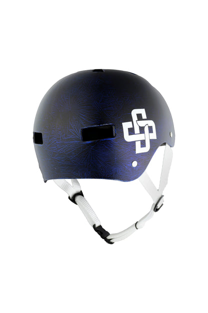 DERADÊ BLACK AND RED HELMET WITH BLACK STRIPES, PRO SPECIAL MATTE TEXTURED