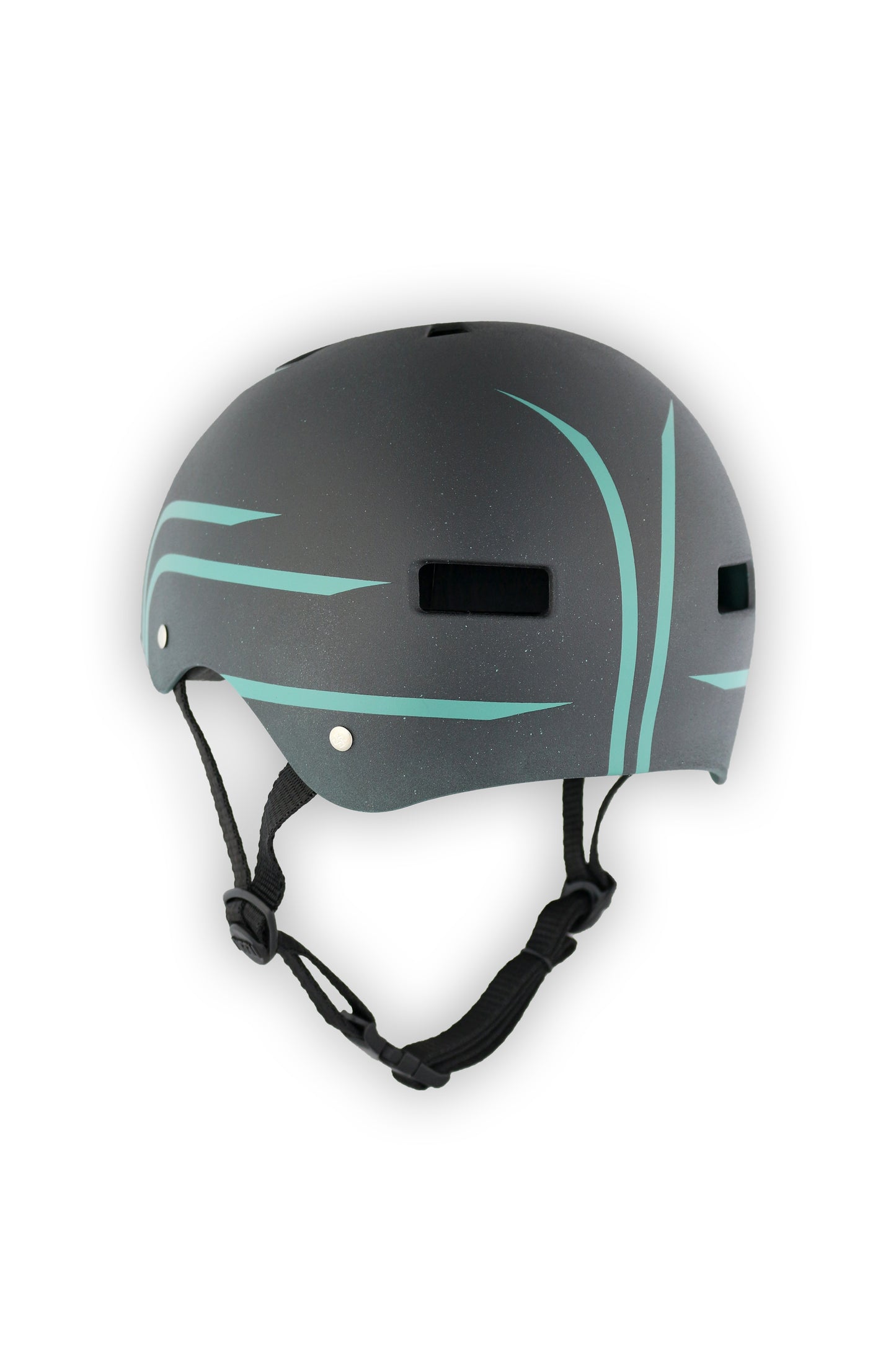 CAPACETE PRETO LINHAS VERDE MENTA PRO ESPECIAL FOSCO TEXTURIZADO