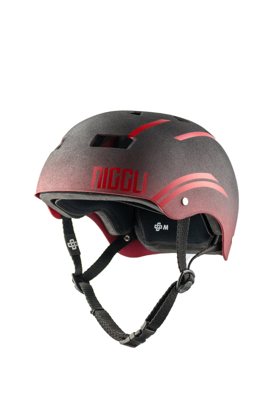 CAPACETE DERADÊ PRETO E VERMELHO LINHAS VERMELHAS PRO ESPECIAL FOSCO TEXTURIZADO