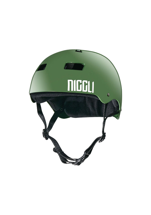 CAPACETE VERDE FITA PRETA PRO BRILHO