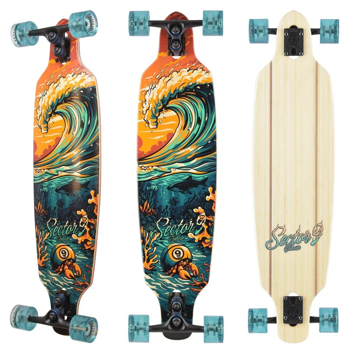 Longboard Sector 9 Flipside Fractal Completo