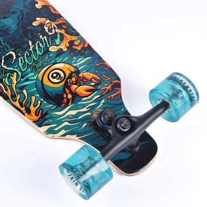 Longboard Sector 9 Flipside Fractal Completo
