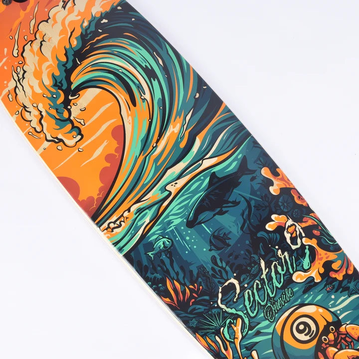 Longboard Sector 9 Flipside Fractal Completo