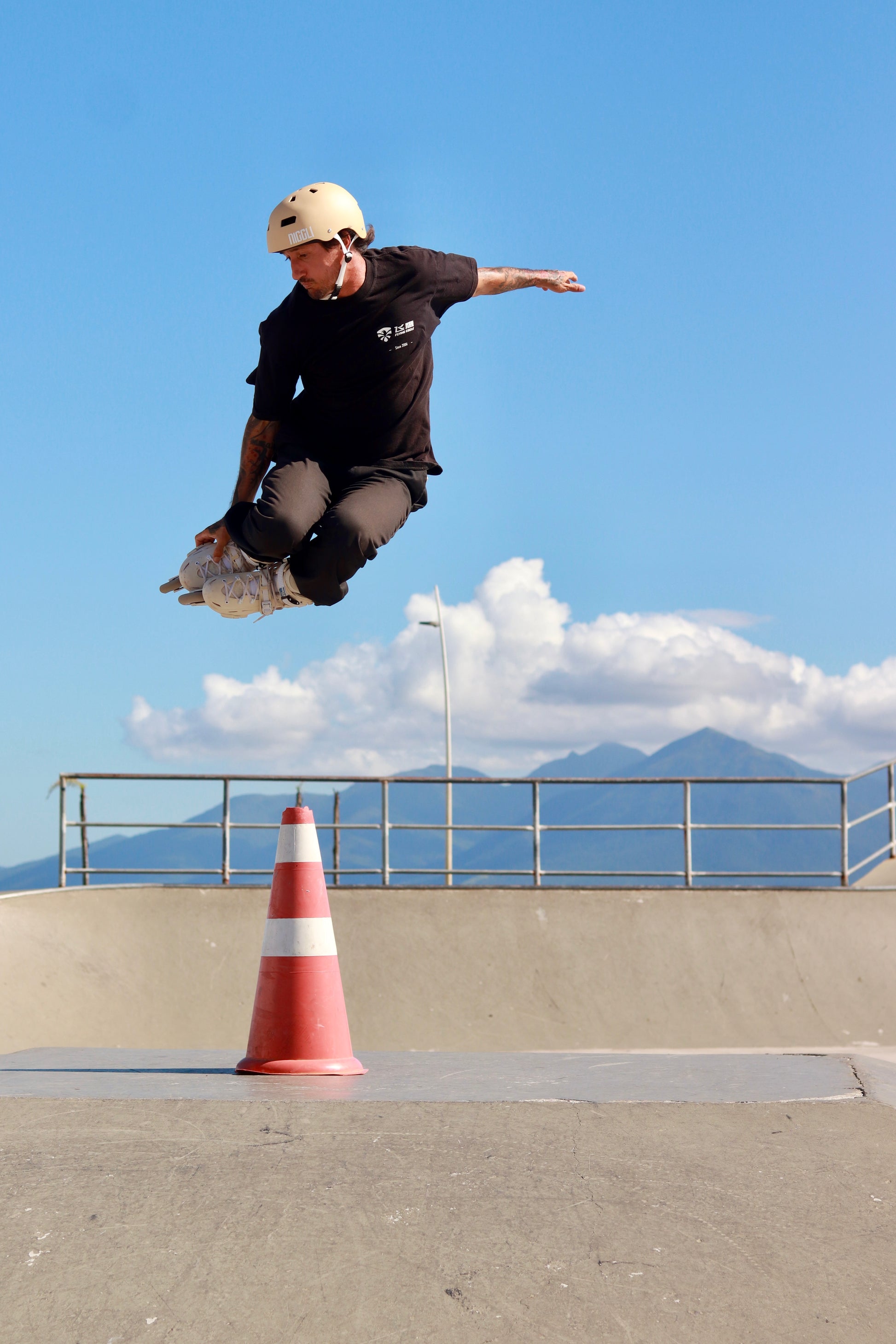 FELIPE ZAMBA BEIGE PRO MODEL HELMET – Niggli