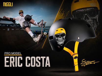 CAPACETE ERIC COSTA PRETO FOSCO PRO MODEL