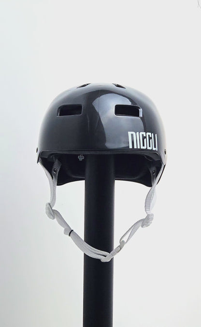 CAPACETE RONY GOMES PRO MODEL PRETO PEROLA BRILHO