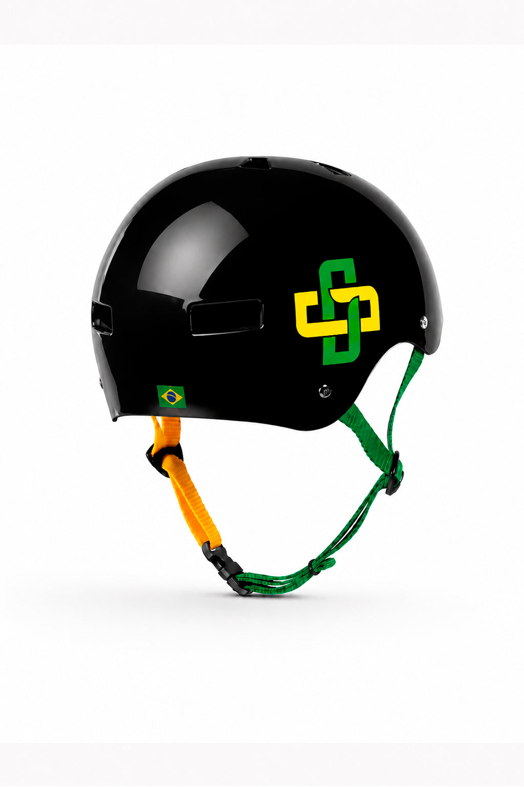CAPACETE NIGGLI BRASIL PRETO BRILHO