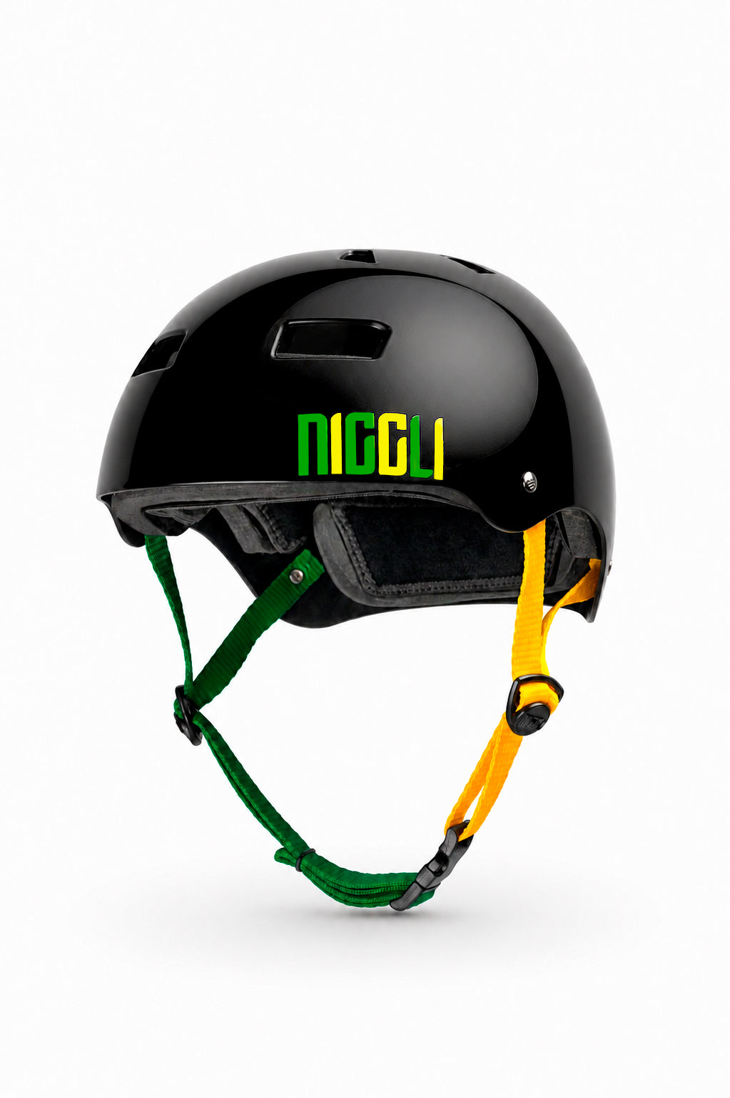 CAPACETE NIGGLI BRASIL PRETO BRILHO